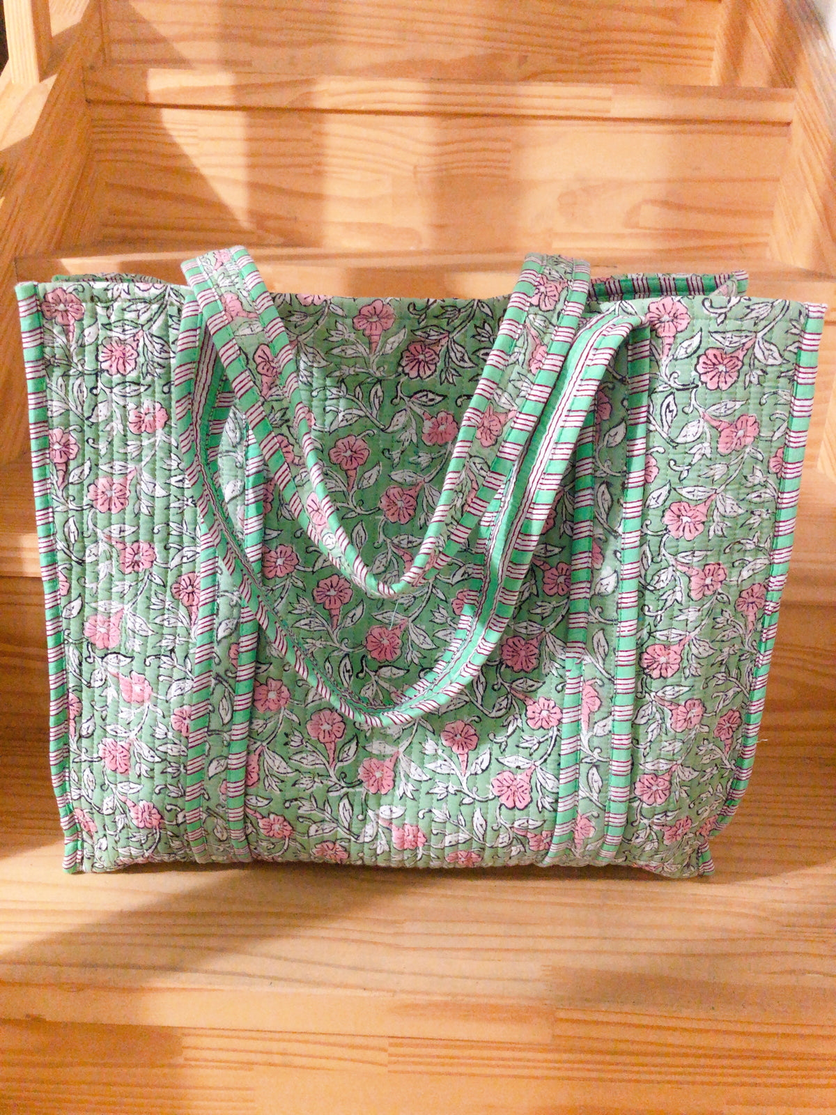 Sac tot bag indien coton matelassé