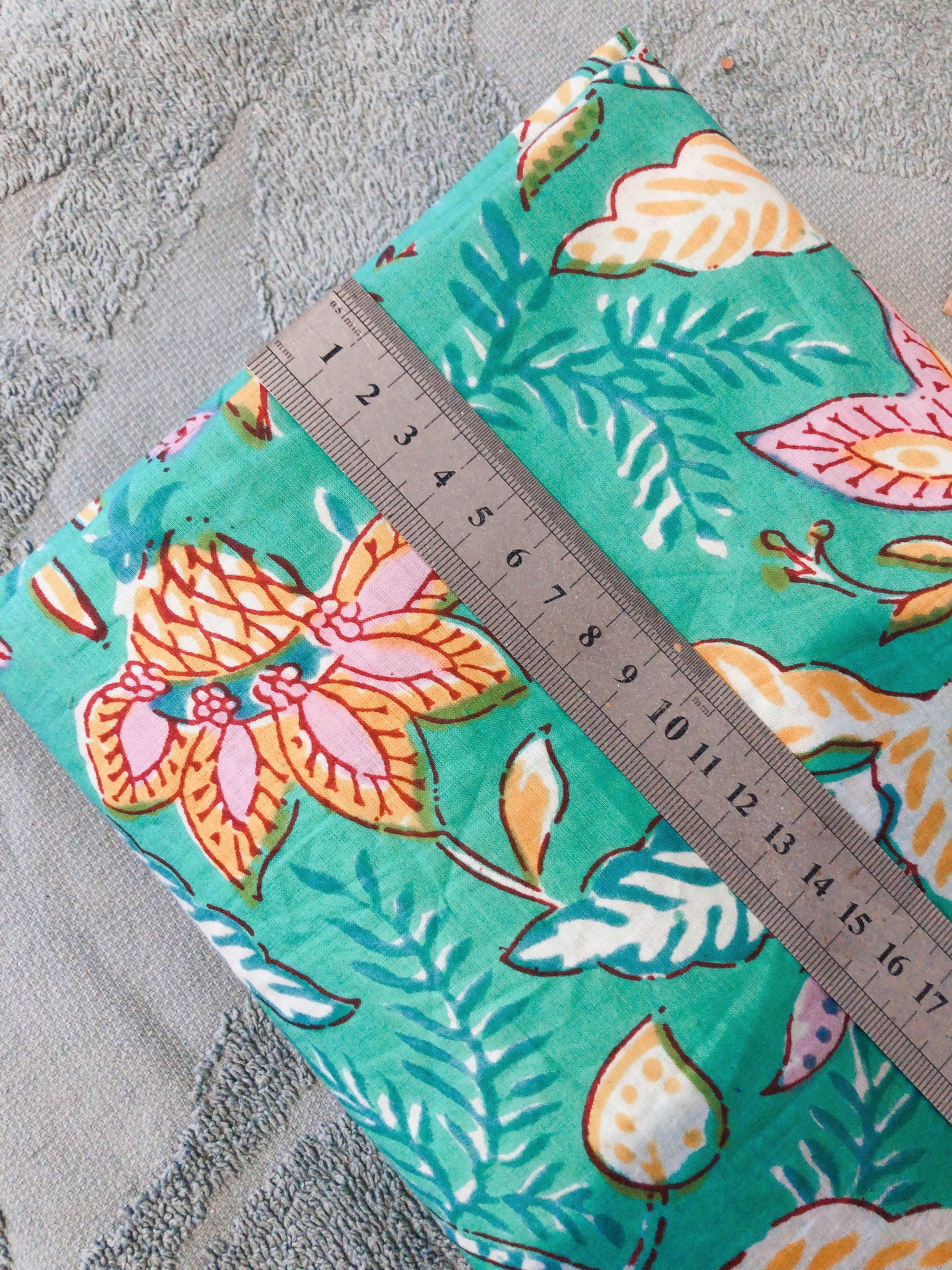 Coupon voile de coton indien 2m x1m10