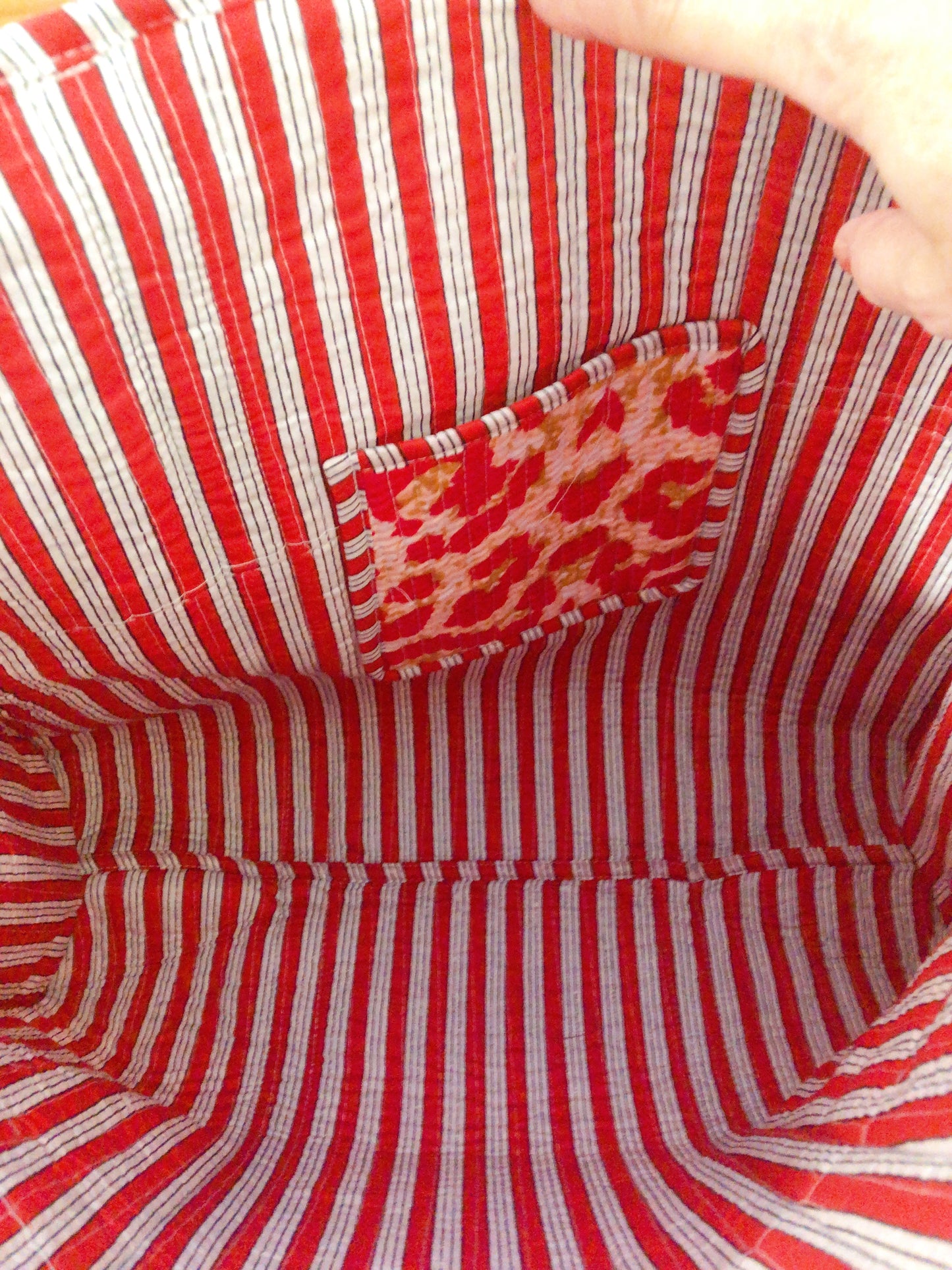 Sac tot bag indien coton matelassé