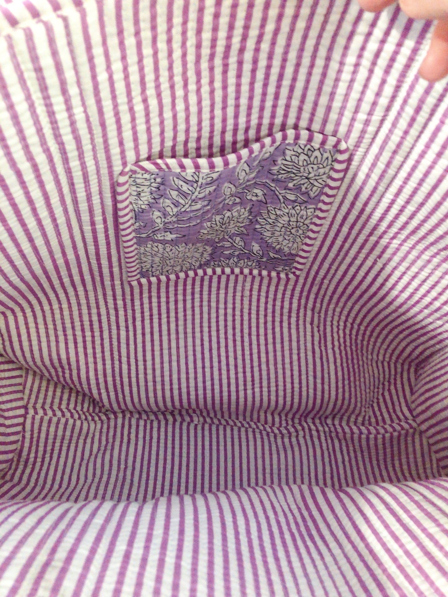 Sac tot bag indien coton matelassé