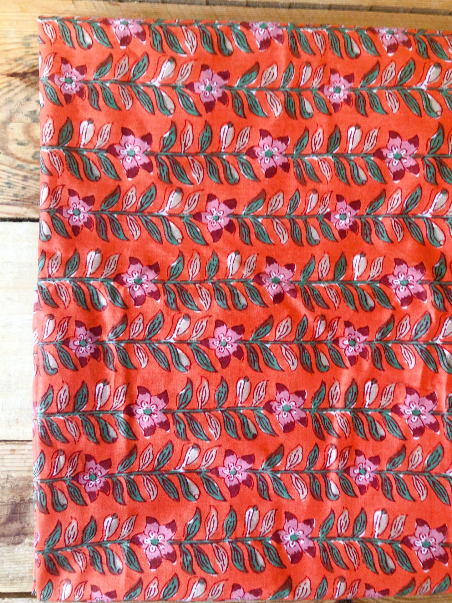 Coupon voile de coton indien 4mx1m10