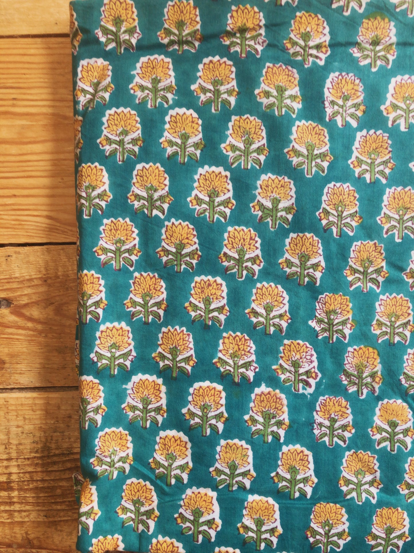 Coupon voile de coton indien 2m x1m10