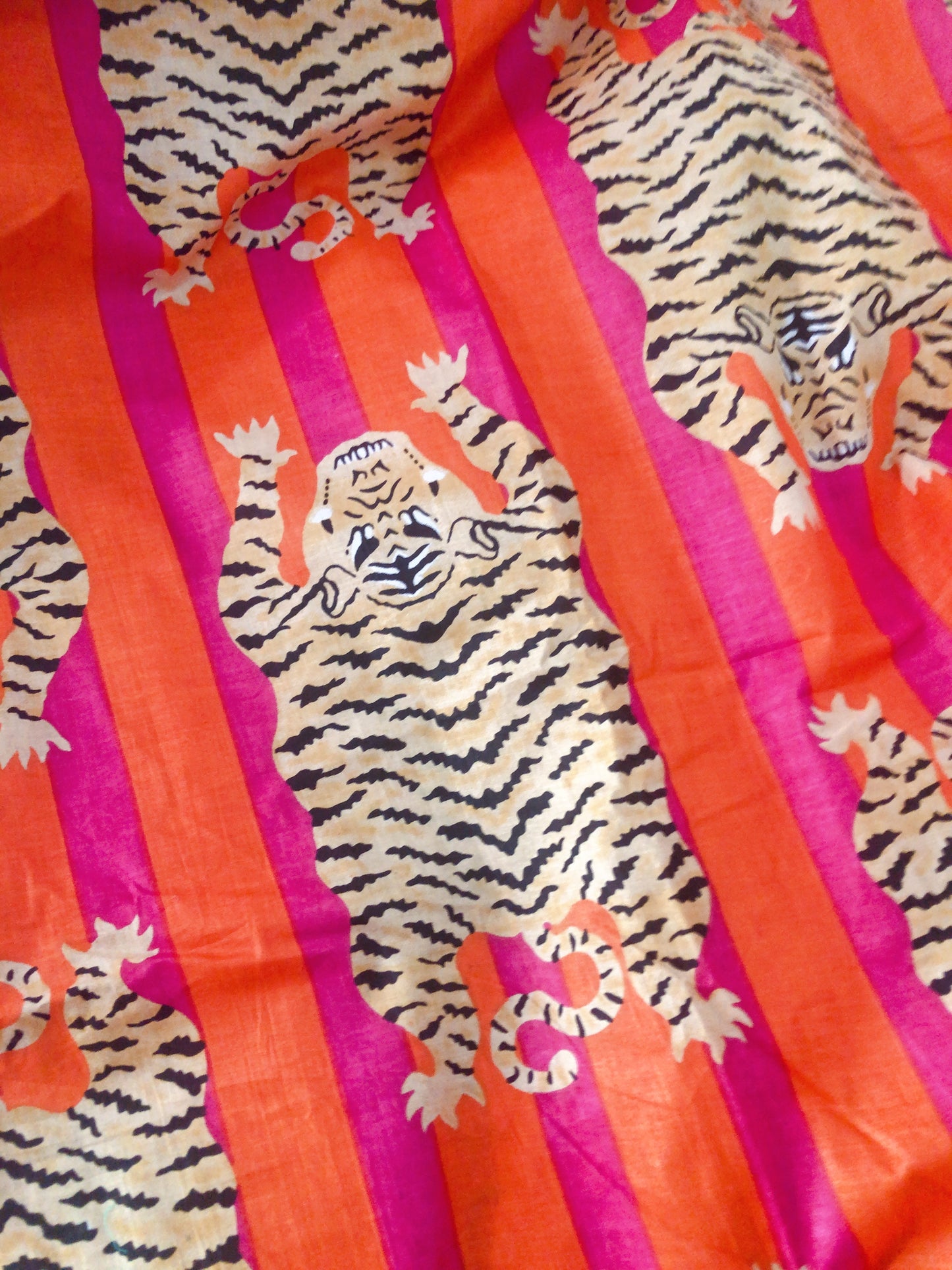 Coupon tissu voile de coton indien 4m x1m10