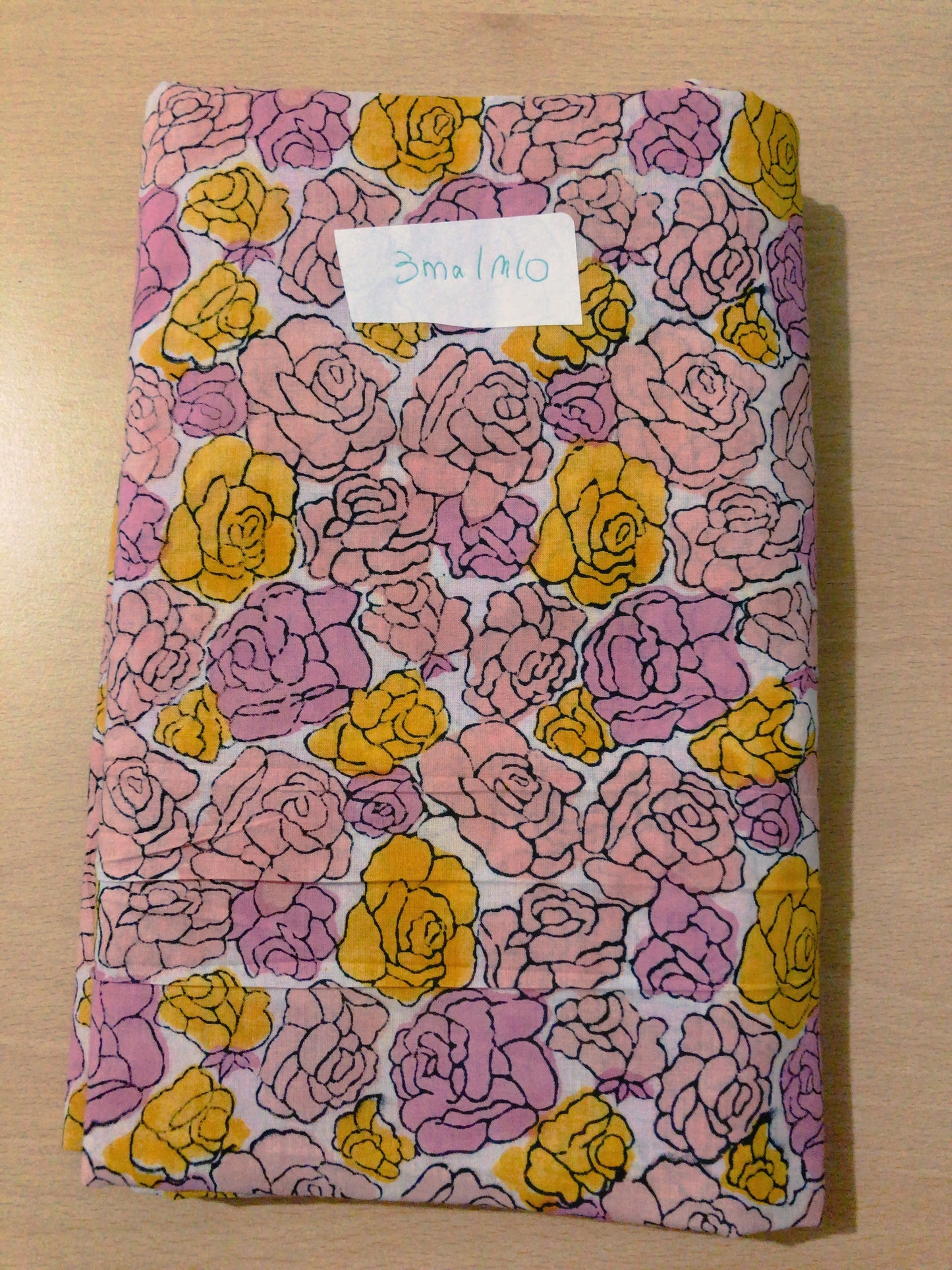 Coupon voile de coton indien 3m x1m10