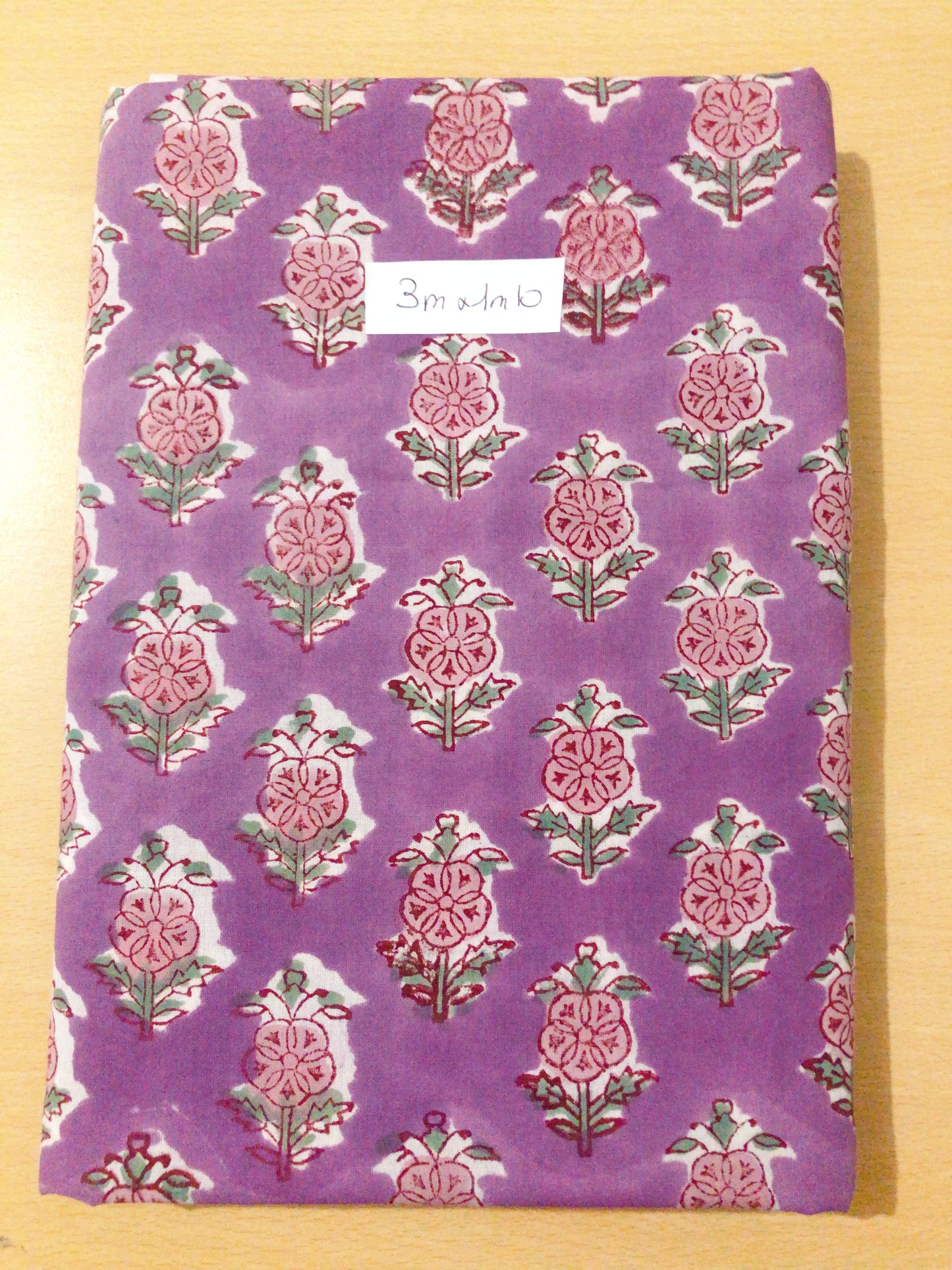 Coupon voile de coton indien 3m x1m10