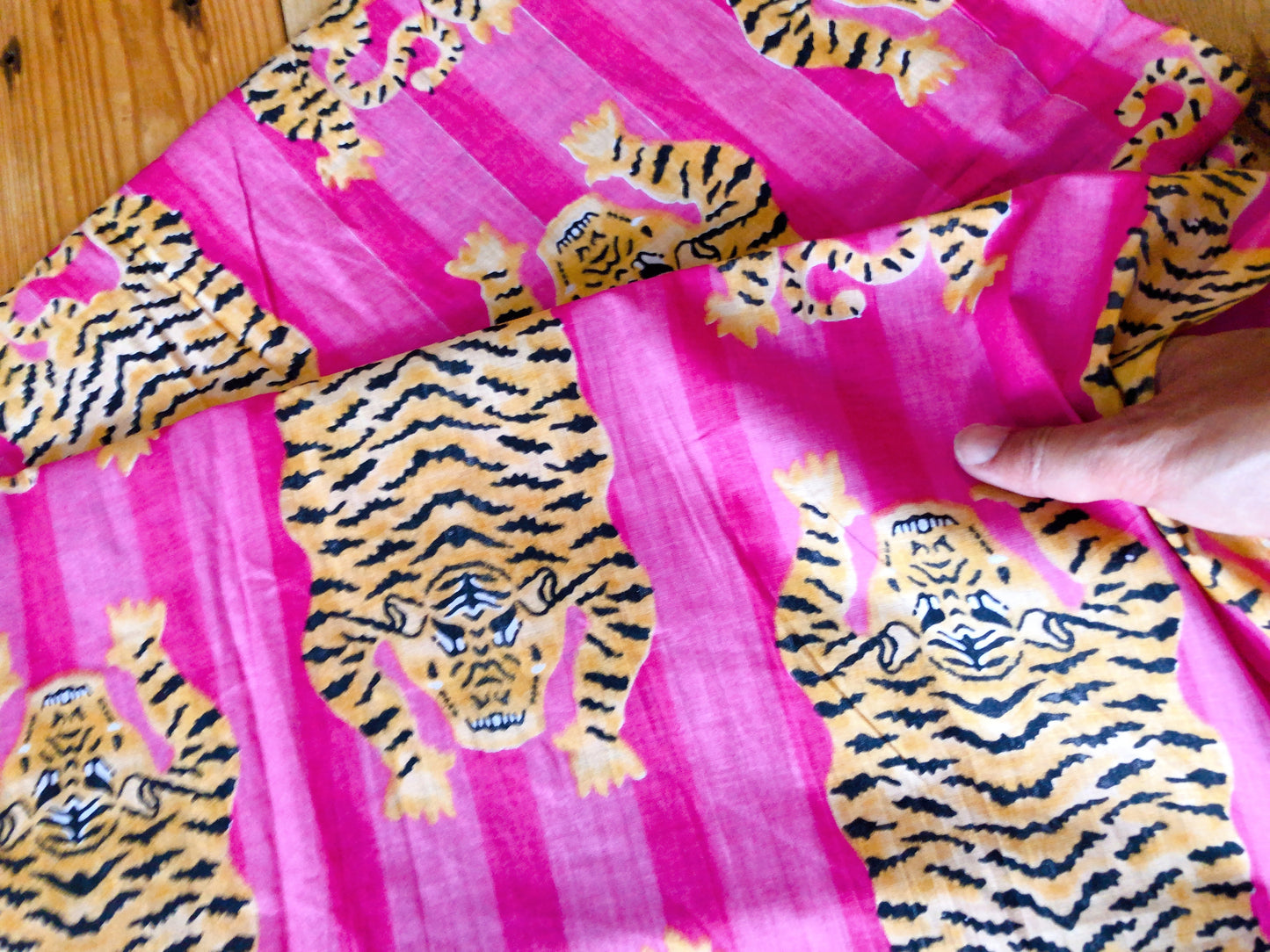 Coupon tissu voile de coton indien 4m x1m10