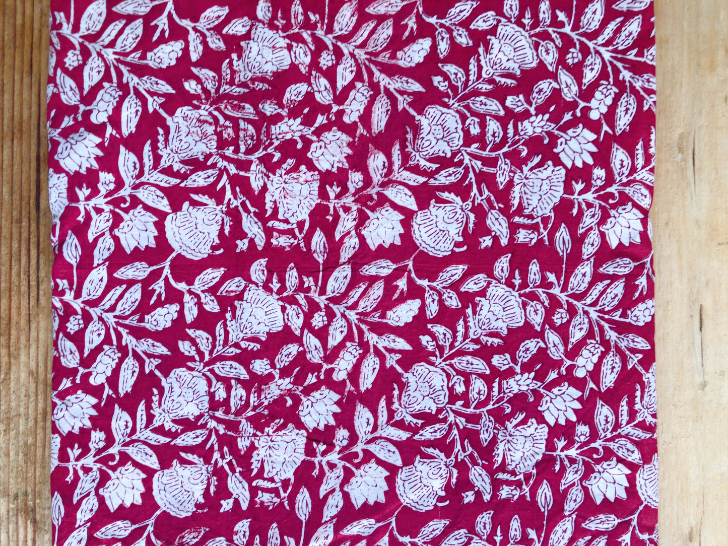 Coupon voile de coton indien 3m x1m10
