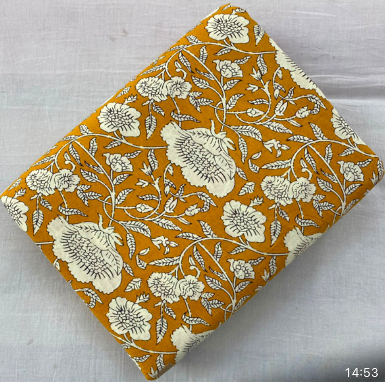 Coupon tissu voile de coton indien 4m x1m10