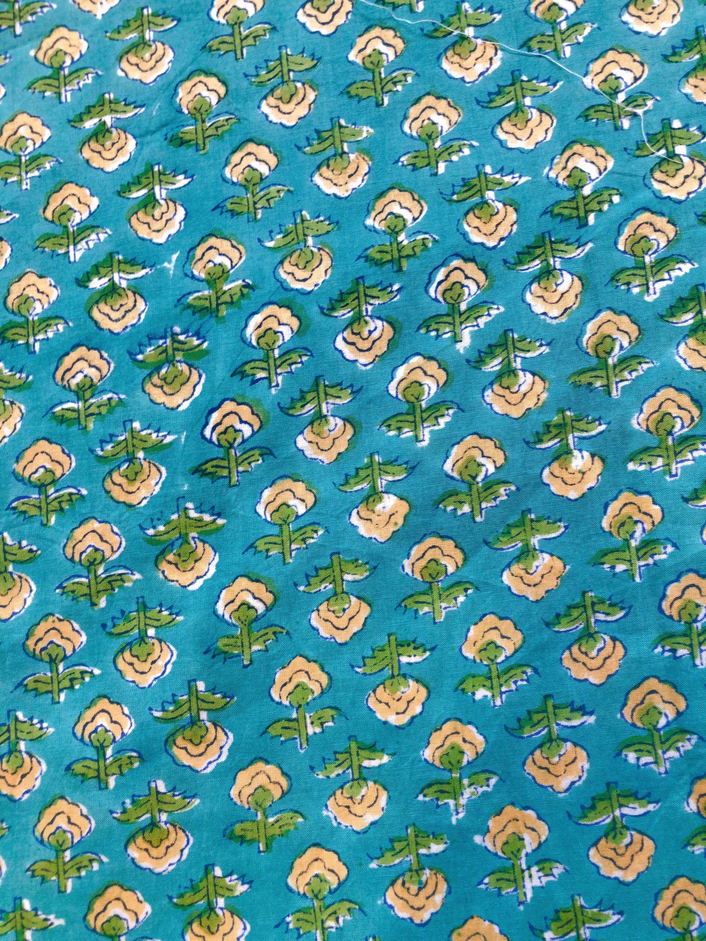 Coupon voile de coton indien 2m x1m10