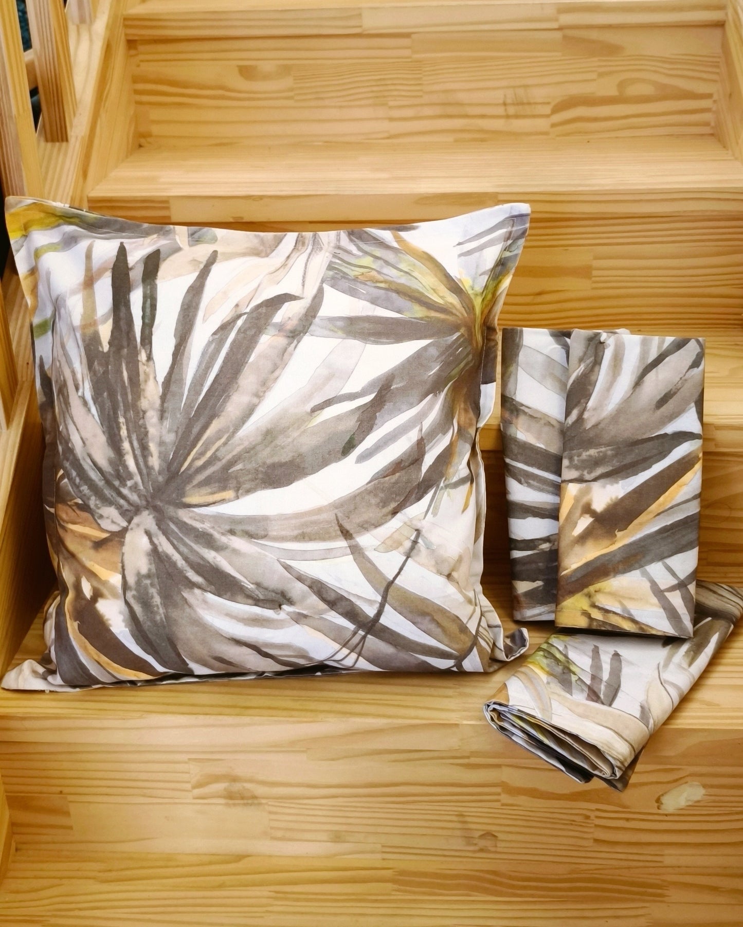 4 housses de coussin deco assortie 
