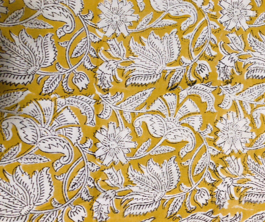 Block Print indien voile de coton 