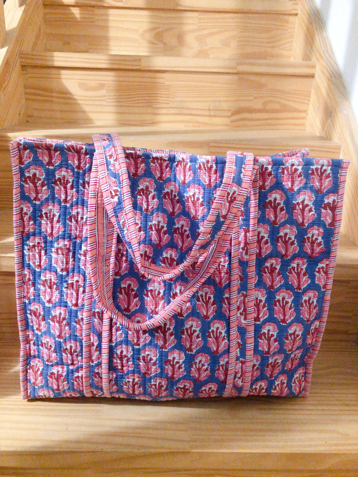 Sac tot bag indien coton matelassé