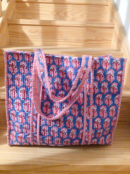 Sac tot bag indien coton matelassé