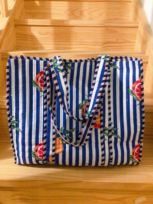 Sac tot bag indien coton matelassé