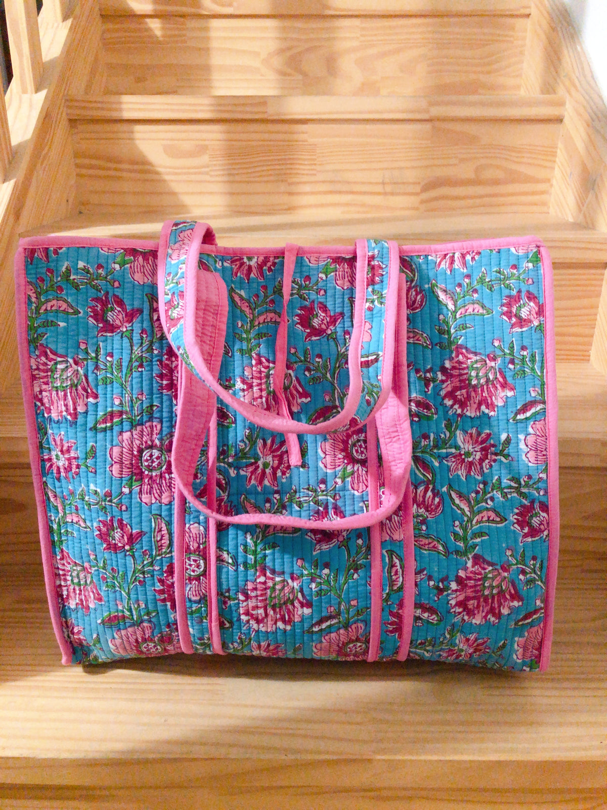 Sac tot bag indien coton matelassé