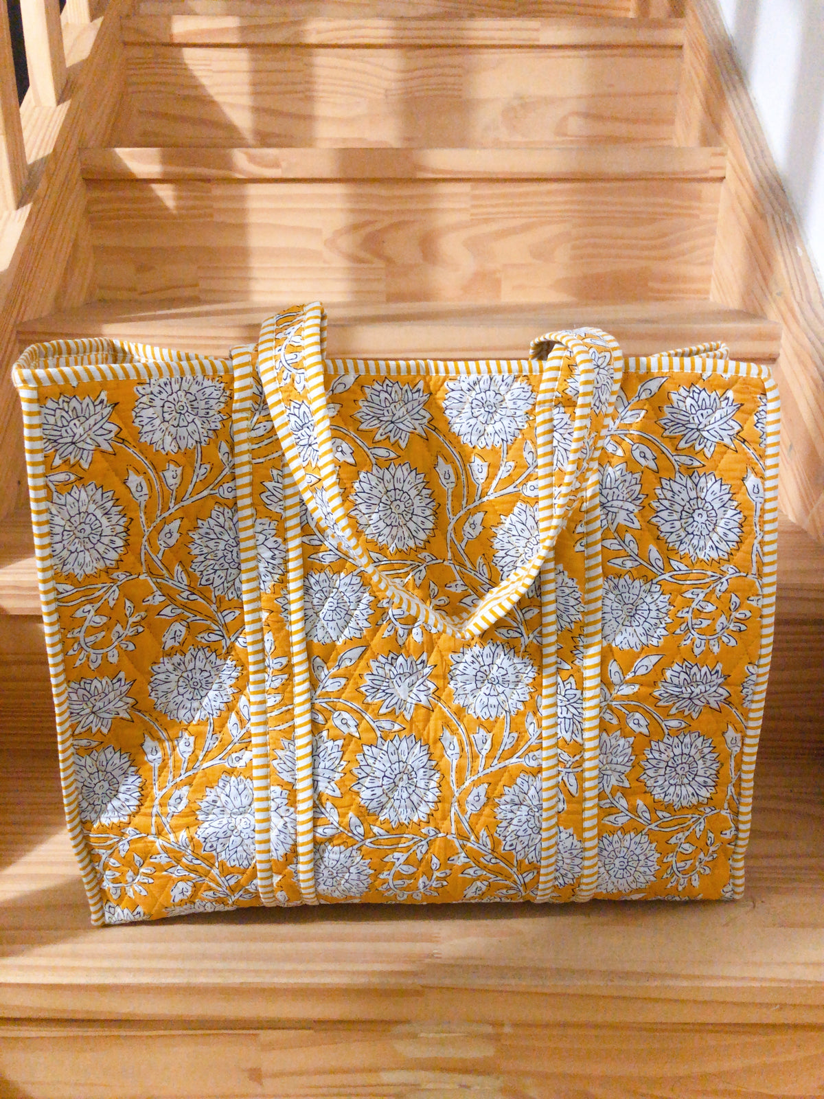 Sac tot bag indien coton matelassé