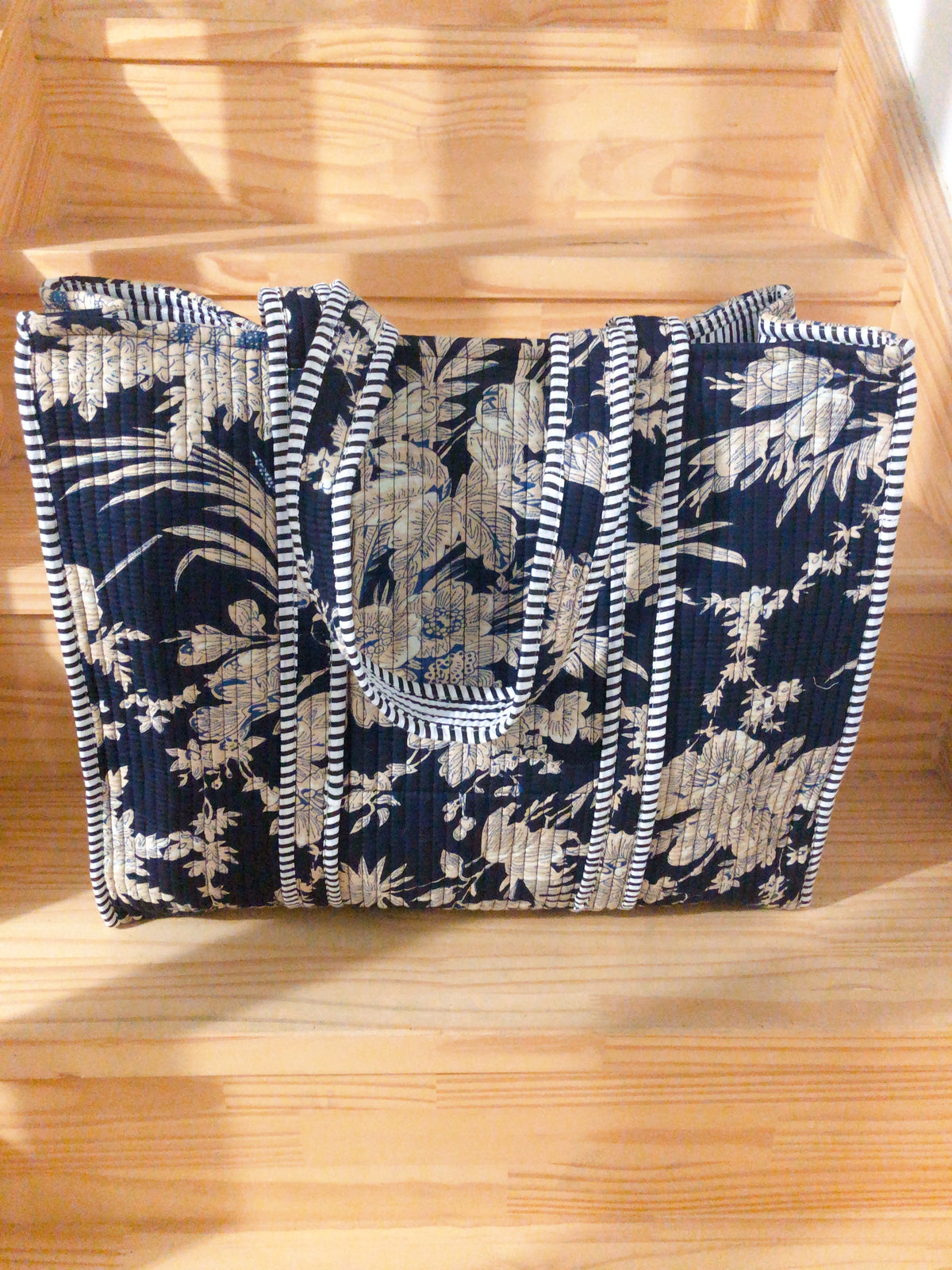 Sac tot bag indien coton matelassé