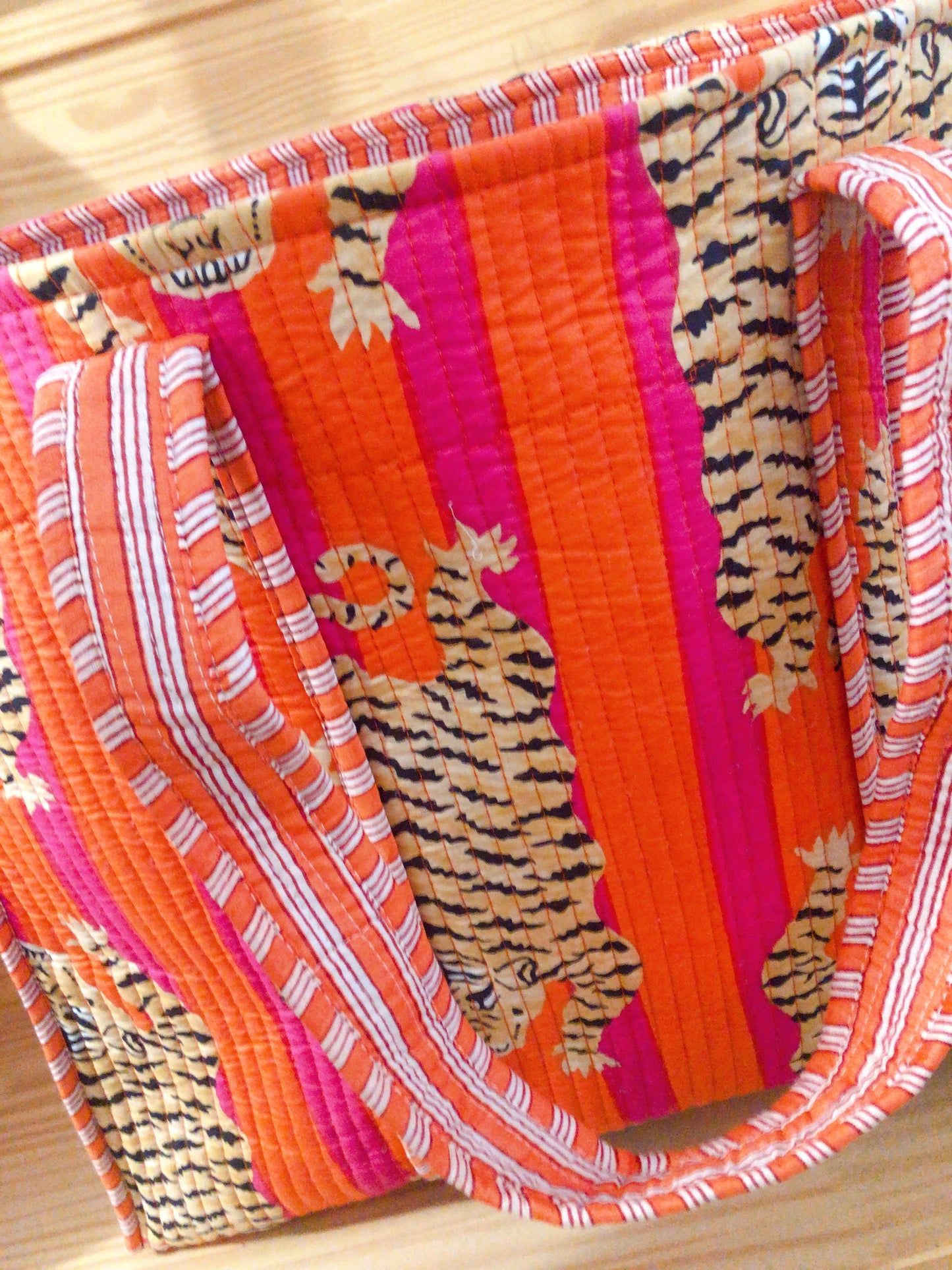 Sac tot bag indien coton matelassé