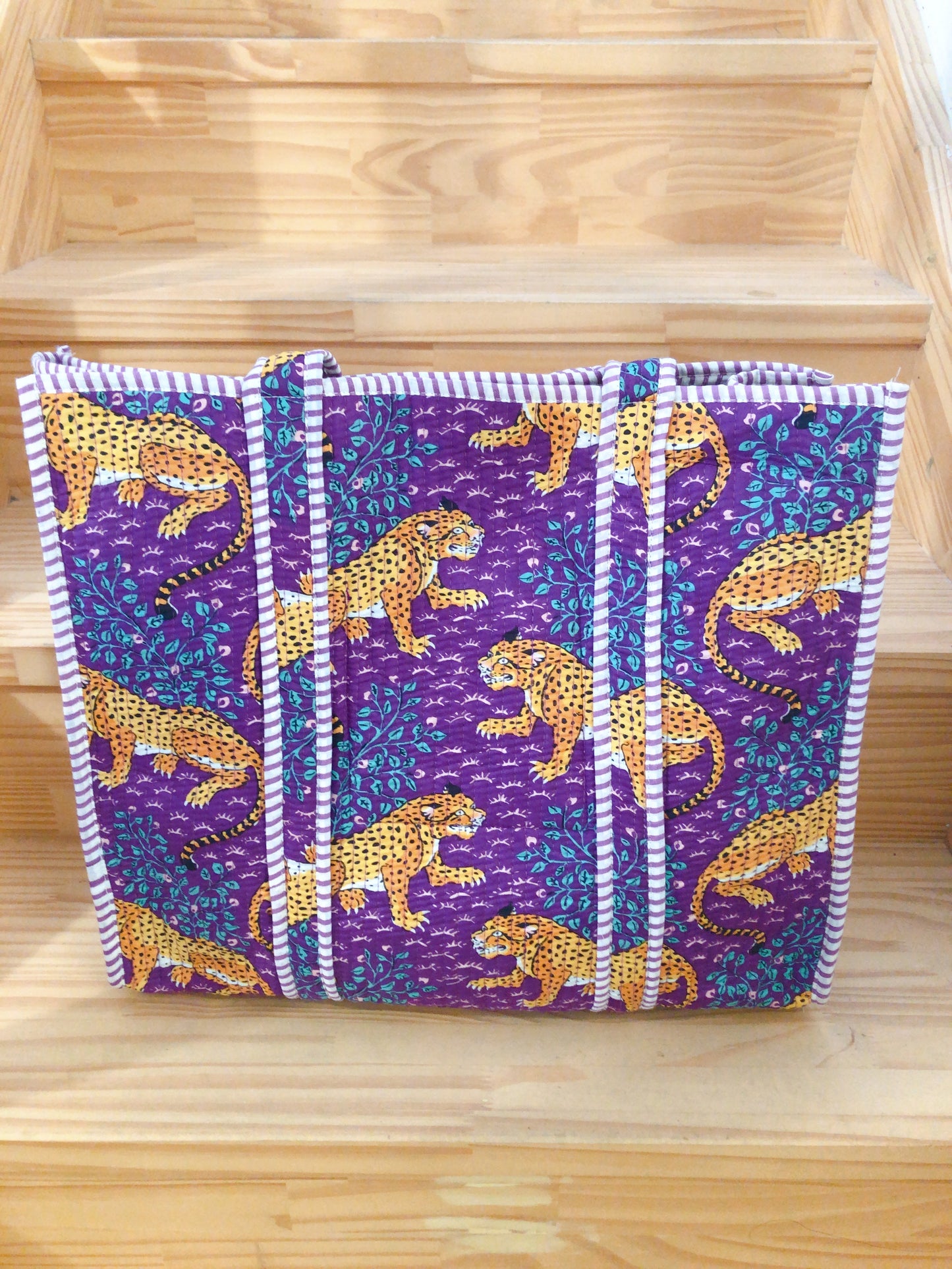 Sac tot bag indien coton matelassé