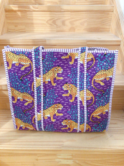 Sac tot bag indien coton matelassé