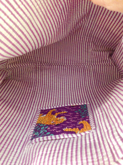 Sac tot bag indien coton matelassé