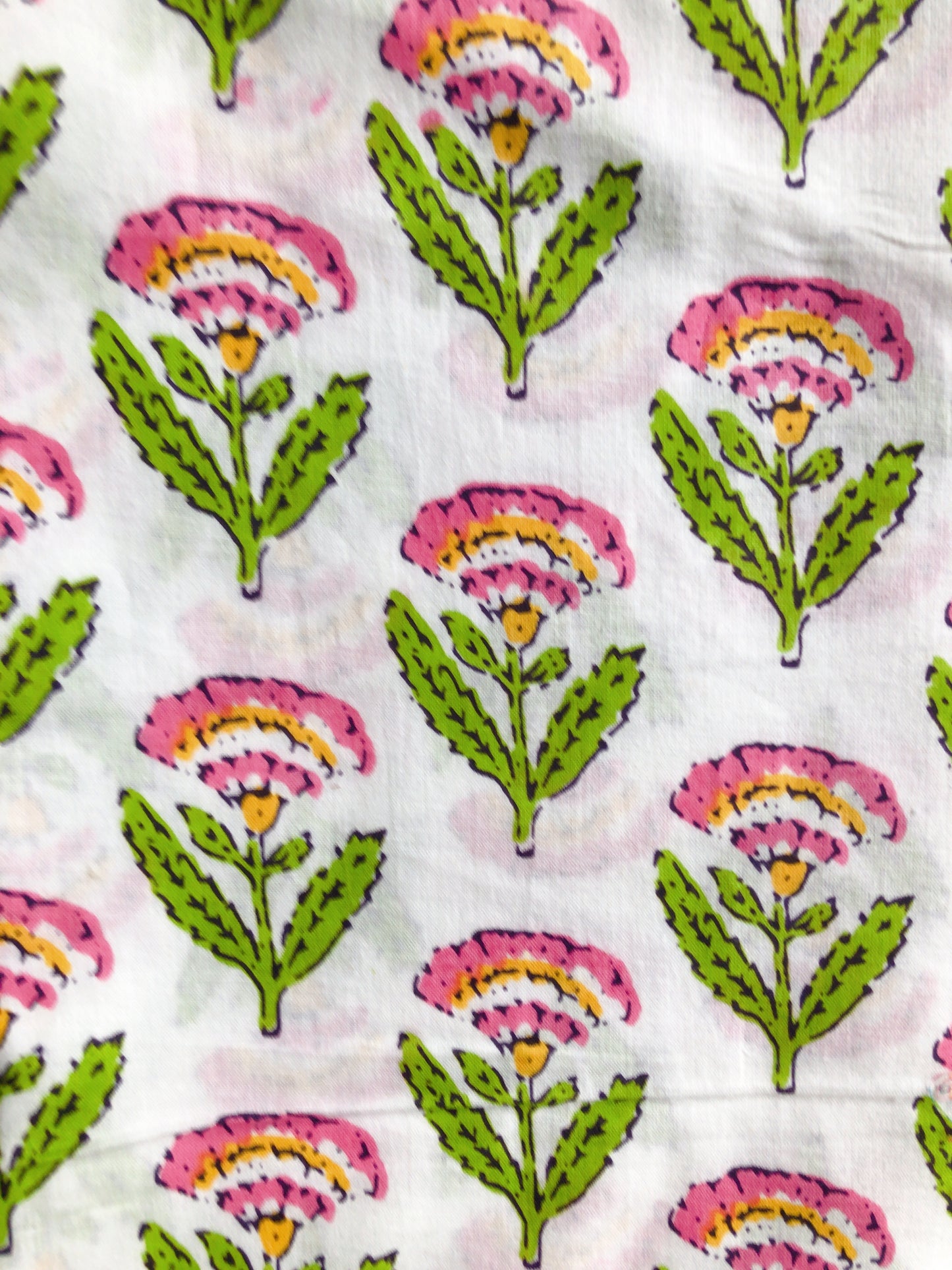 Coupon voile de coton indien 2m x1m10