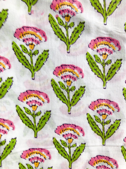 Coupon voile de coton indien 2m x1m10