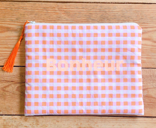 Pochette message pailleté – Format 25 x 20 cm