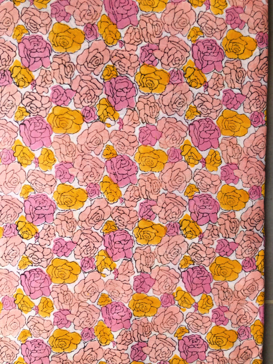 Coupon voile de coton indien 4mx1m10