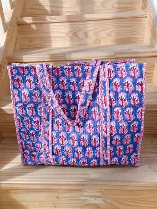 Sac tot bag indien coton matelassé