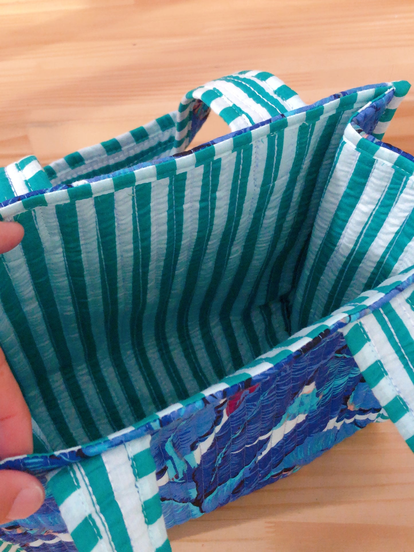Mini sac cabas matelassé