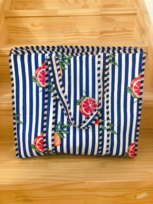 Sac tot bag indien coton matelassé