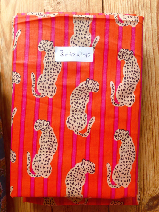 Coupon voile de coton indien 3m x1m10