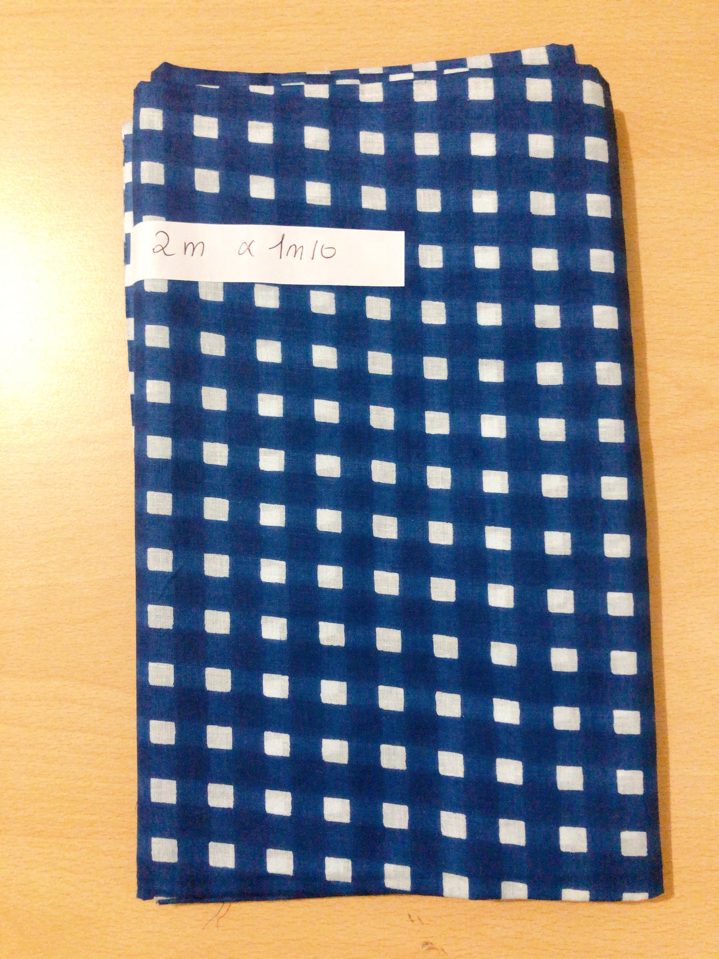 Coupon voile de coton indien 2m x1m10