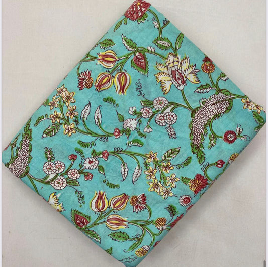 Coupon tissu voile de coton indien  4m x1m10