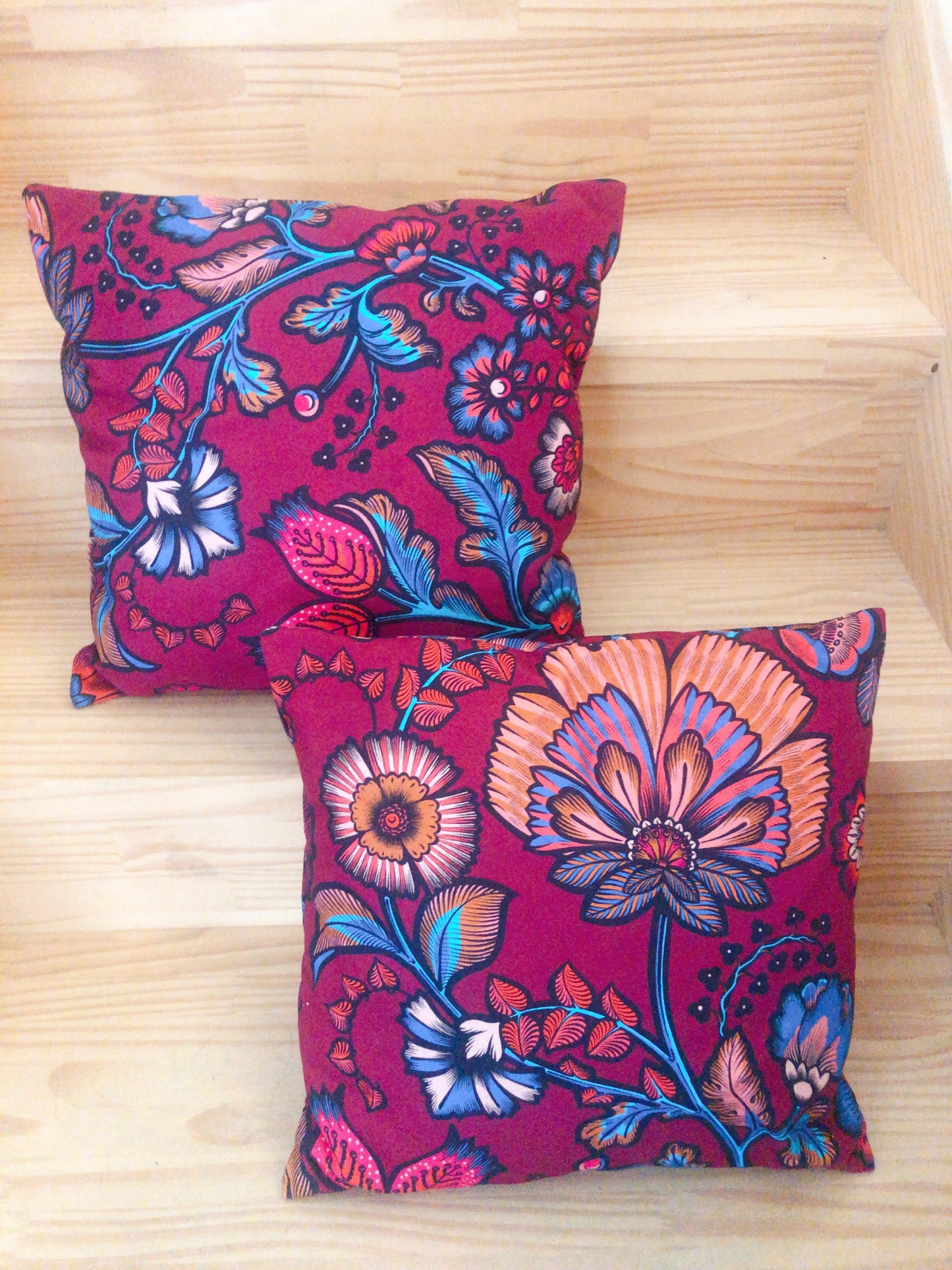 2 coussin carré  avec intérieur standard 40x40