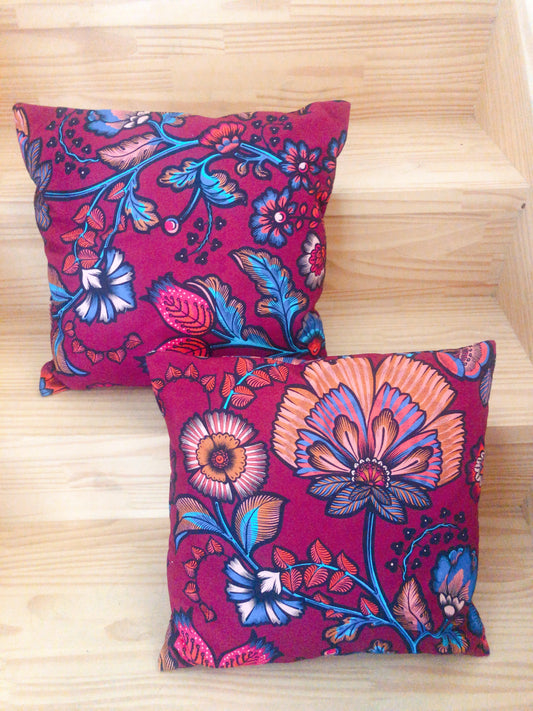 2 coussin carré  avec intérieur standard 40x40