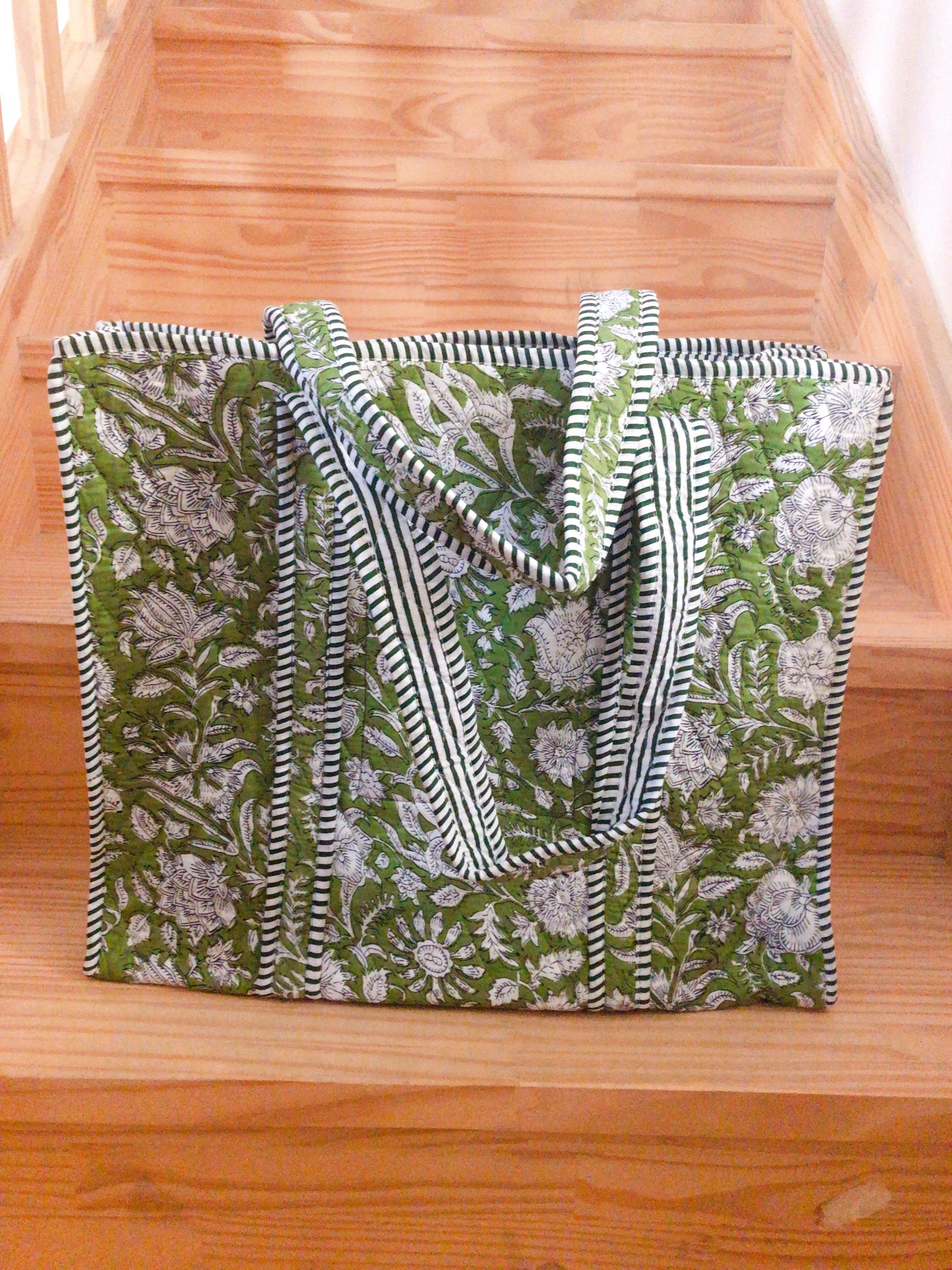 Sac tot bag indien coton matelassé