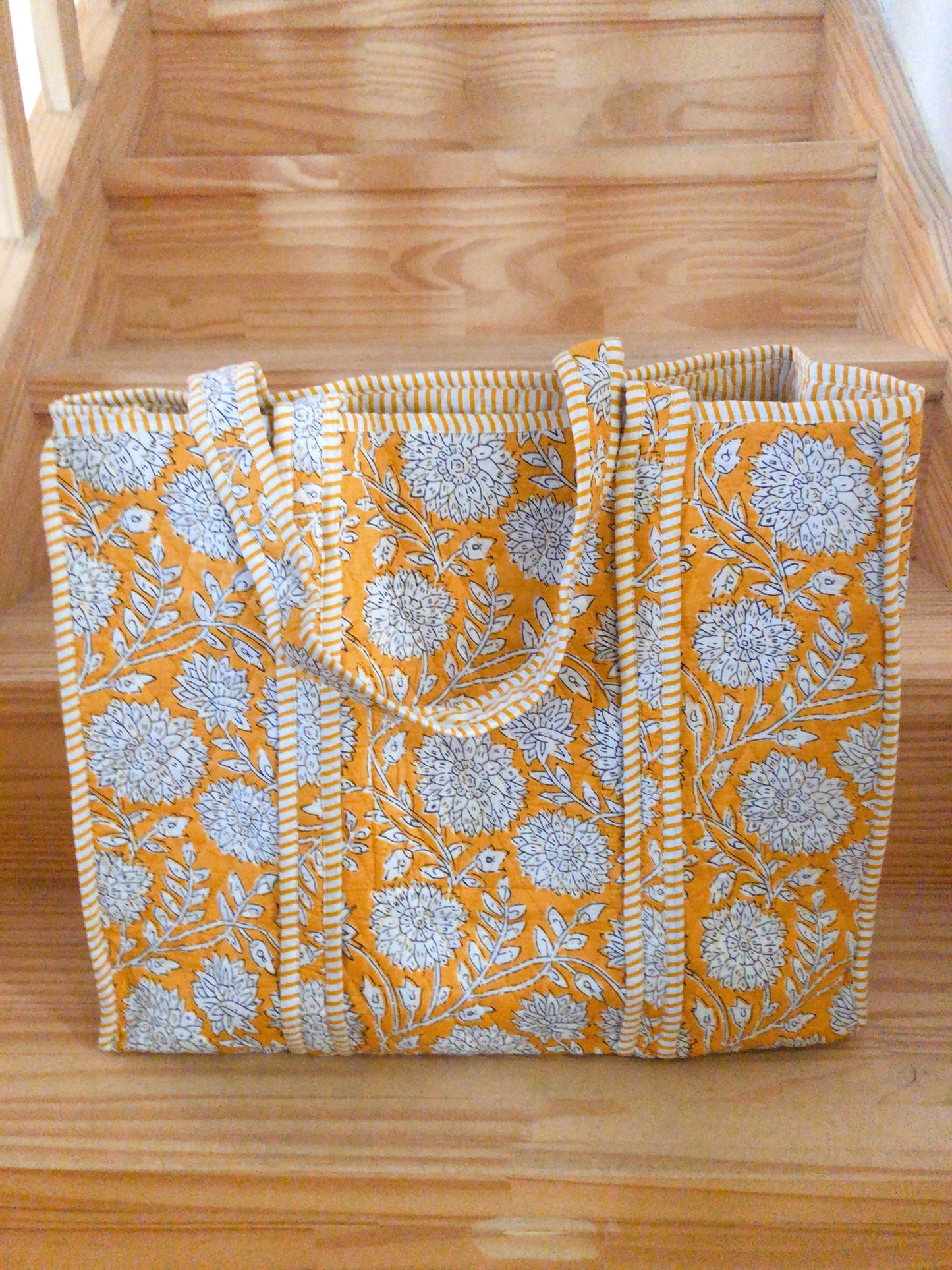 Sac tot bag indien coton matelassé