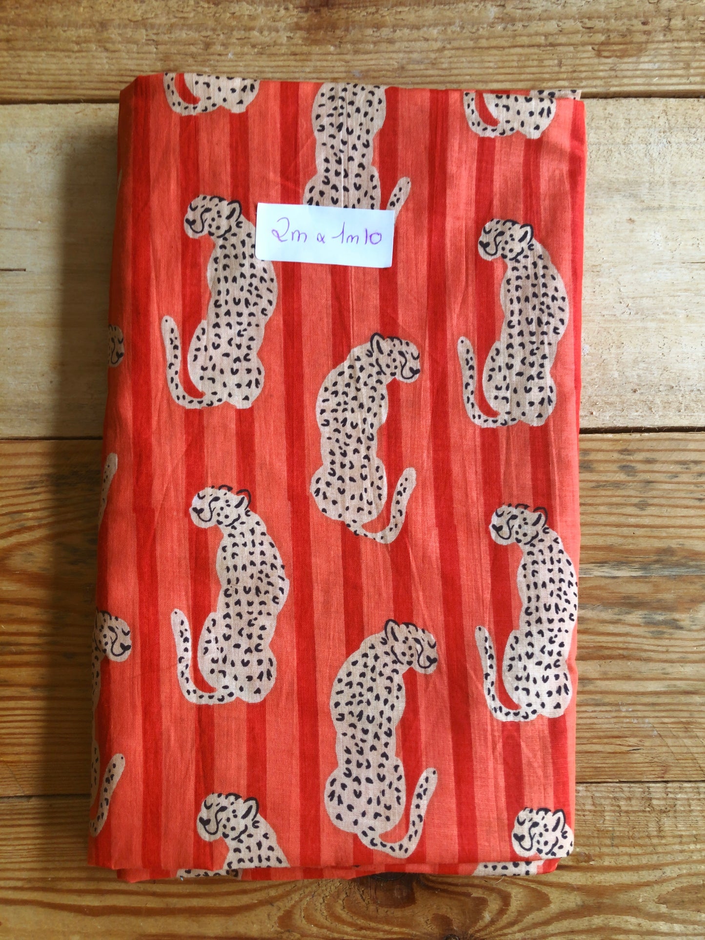 Coupon voile de coton indien 2m x1m10