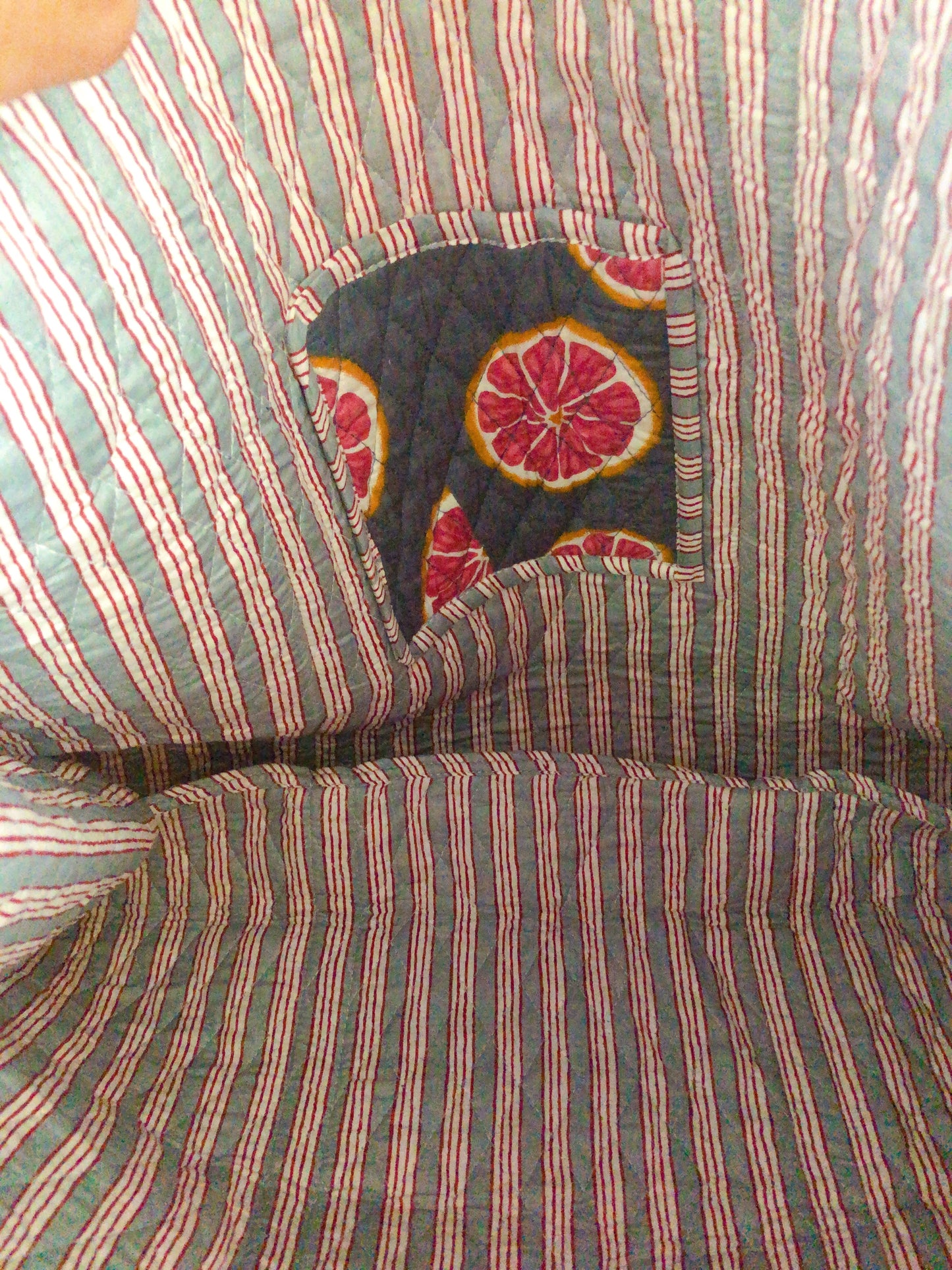 Sac tot bag indien coton matelassé