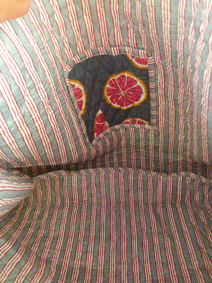 Sac tot bag indien coton matelassé