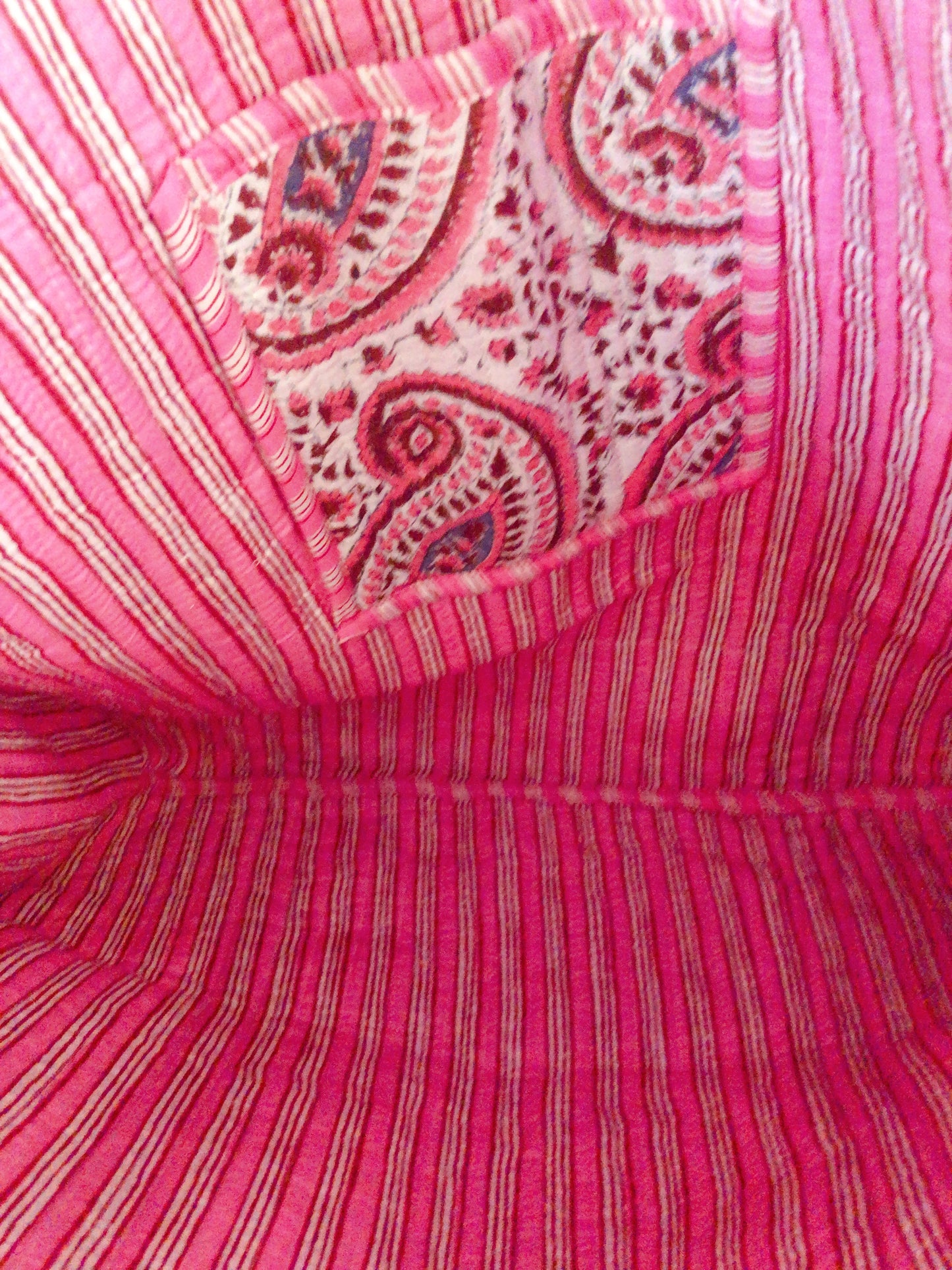 Sac tot bag indien coton matelassé