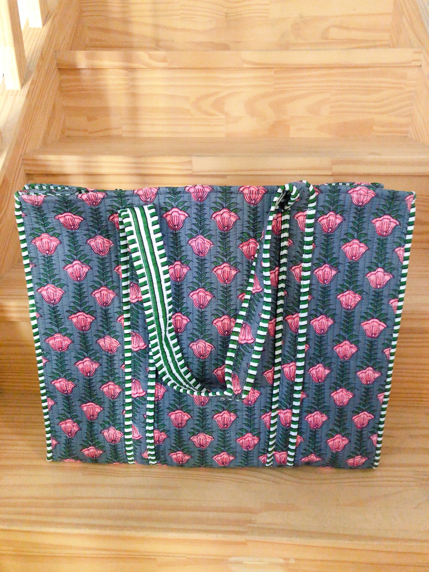 Sac tot bag indien coton matelassé