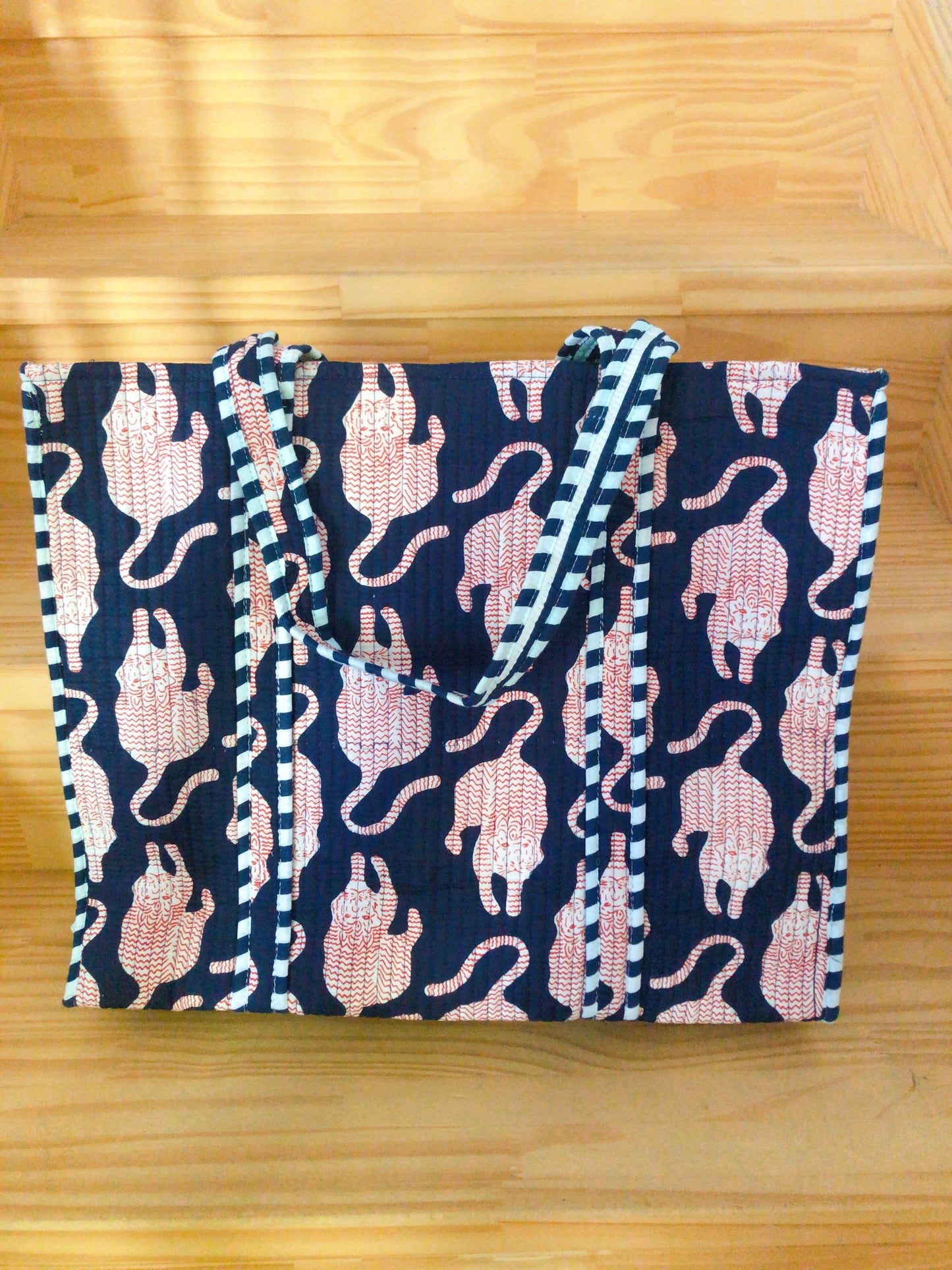 Sac tot bag indien coton matelassé