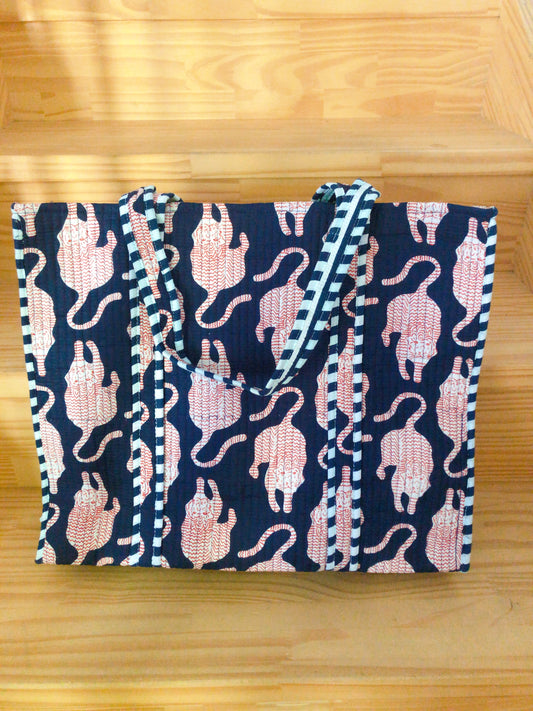 Sac tot bag indien coton matelassé