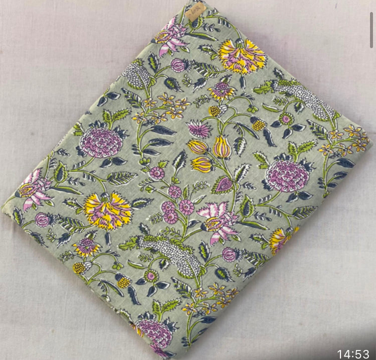 Coupon voile de coton indien 2m x1m10