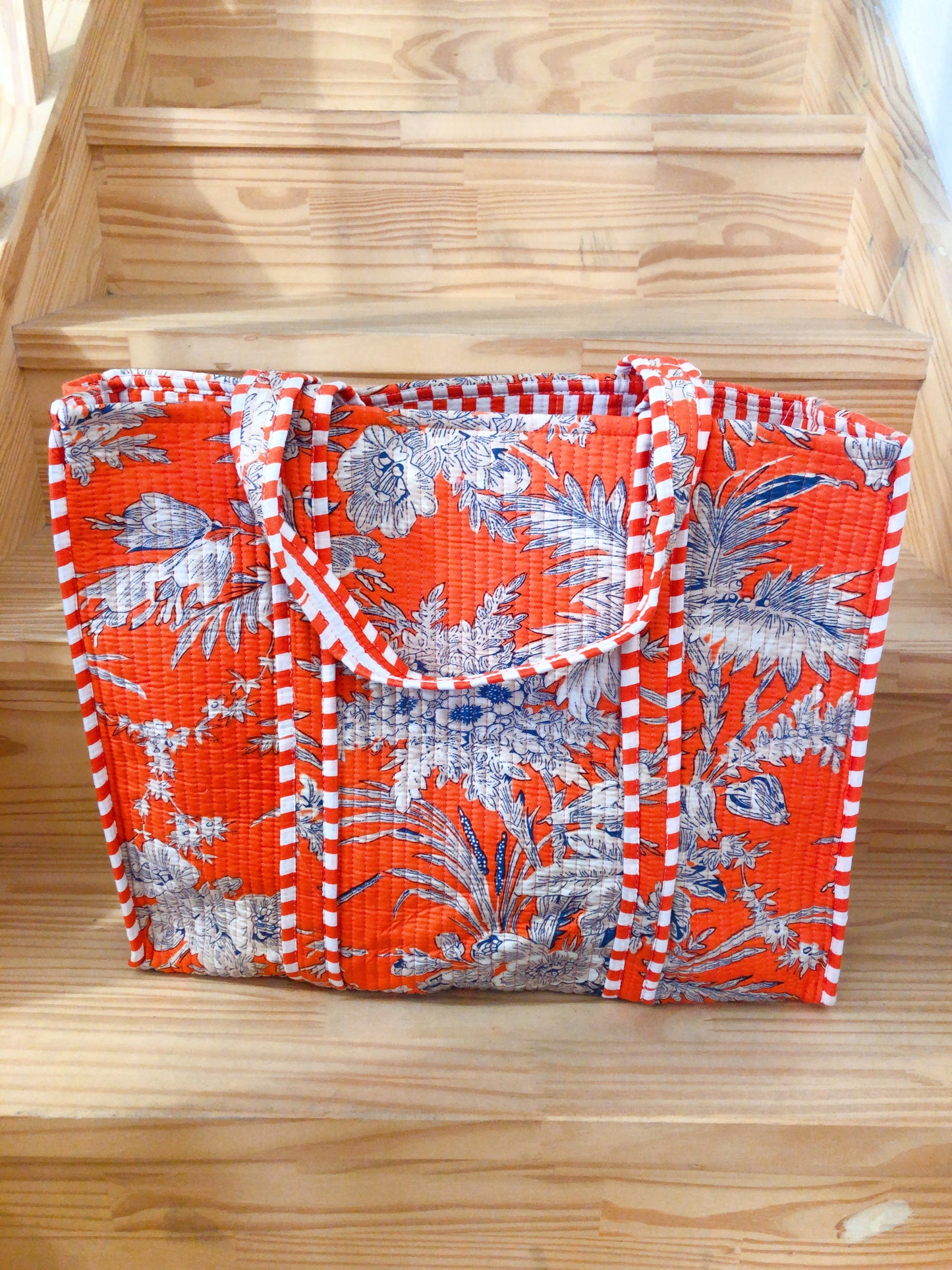 Sac tot bag indien coton matelassé