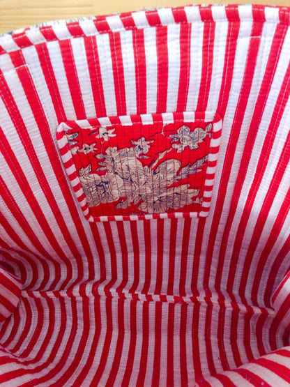 Sac tot bag indien coton matelassé