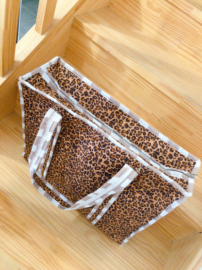 Sac tot bag  indien AVEC ZIP en coton matelassé